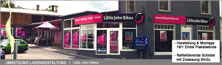 Druckerei & Werbeagentur Referenz Little John Bikes